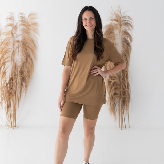 Magic Herbs Mocha Women's Biker Shorts