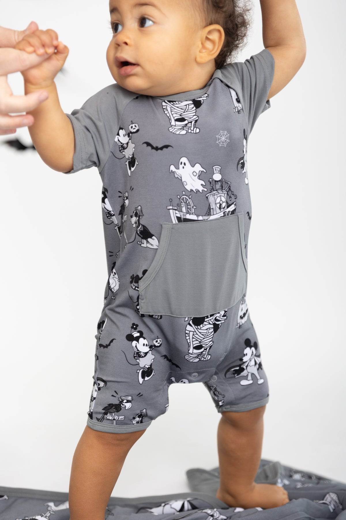 Haunted Steamboat Shortie Romper