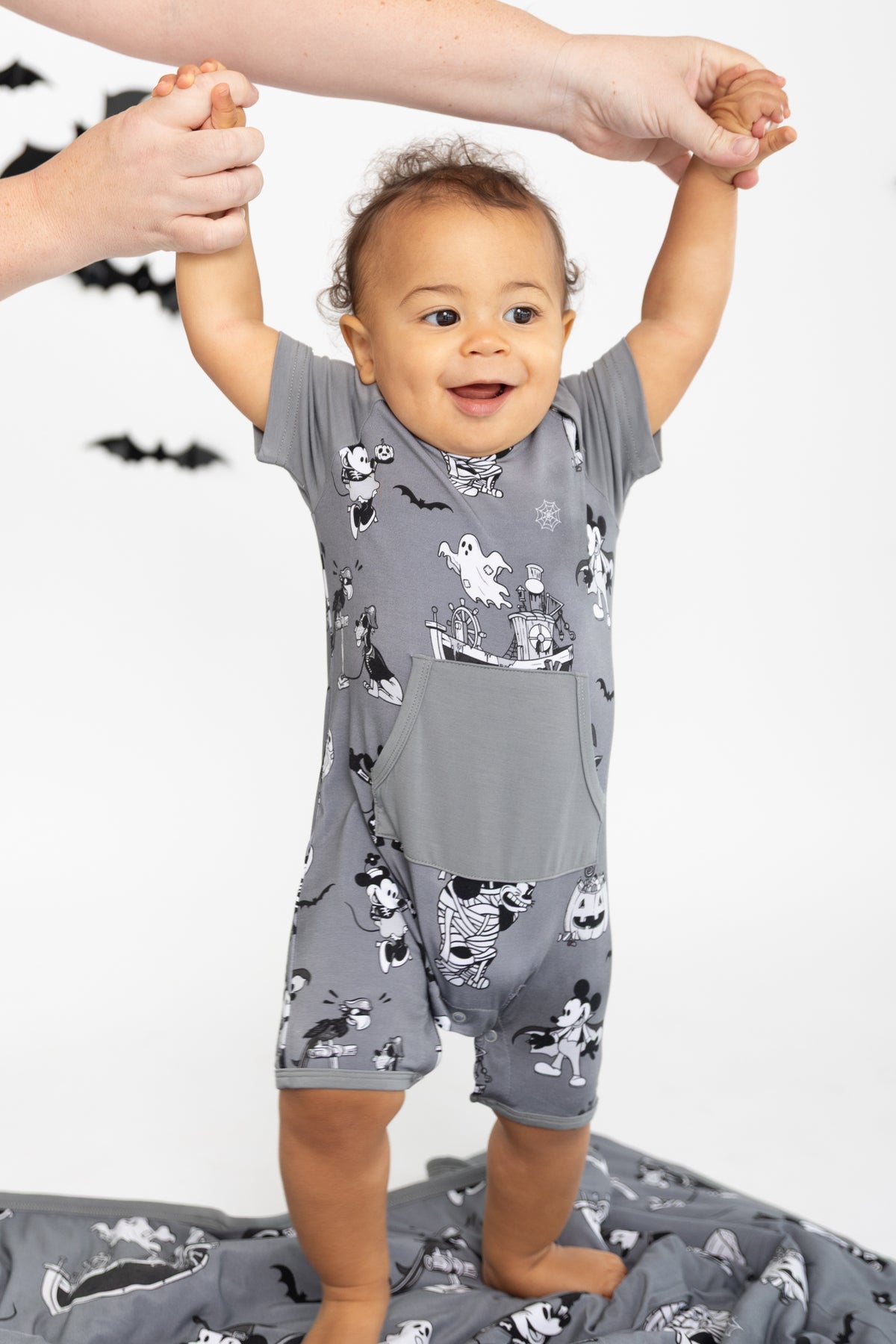 Haunted Steamboat Shortie Romper