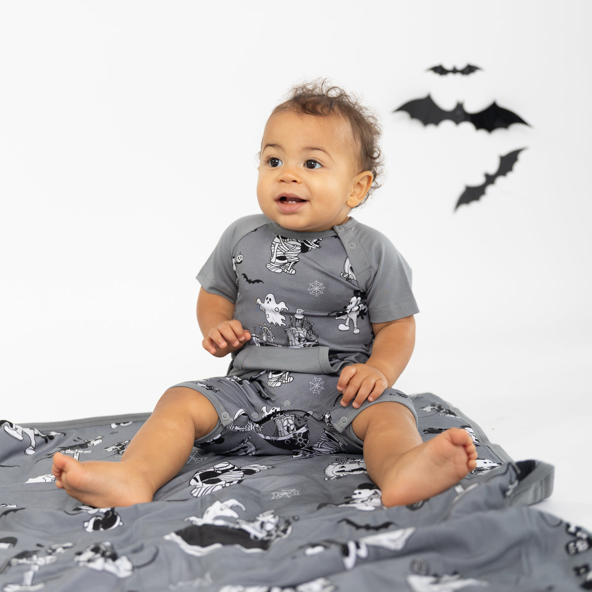 Haunted Steamboat Shortie Romper