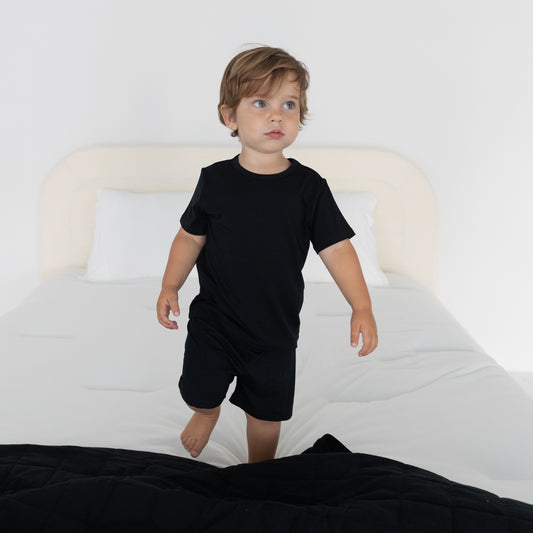 Onyx 2pc Short Sleeve Lounge Set
