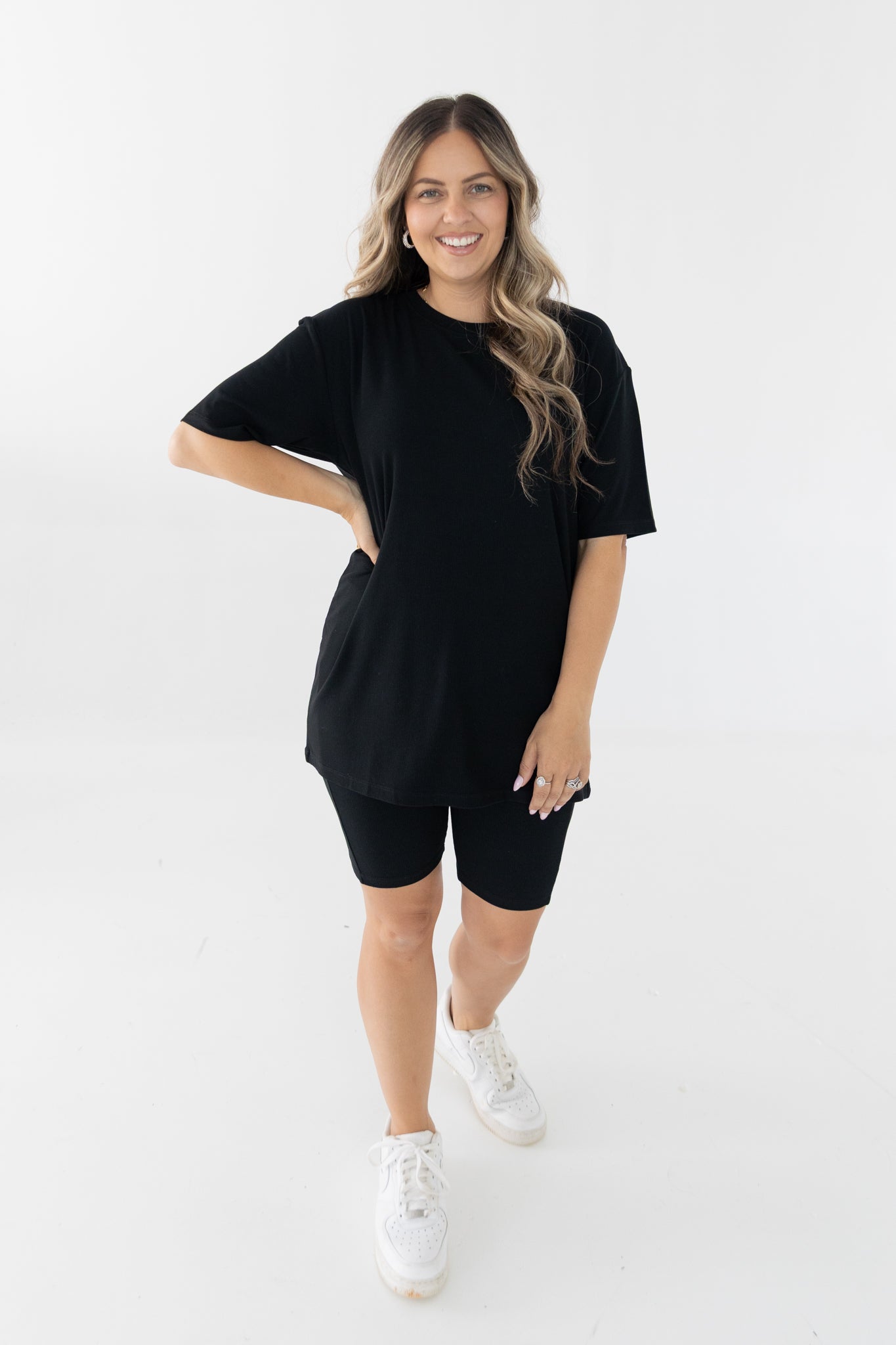 Onyx Ribbed Adult Unisex Tee