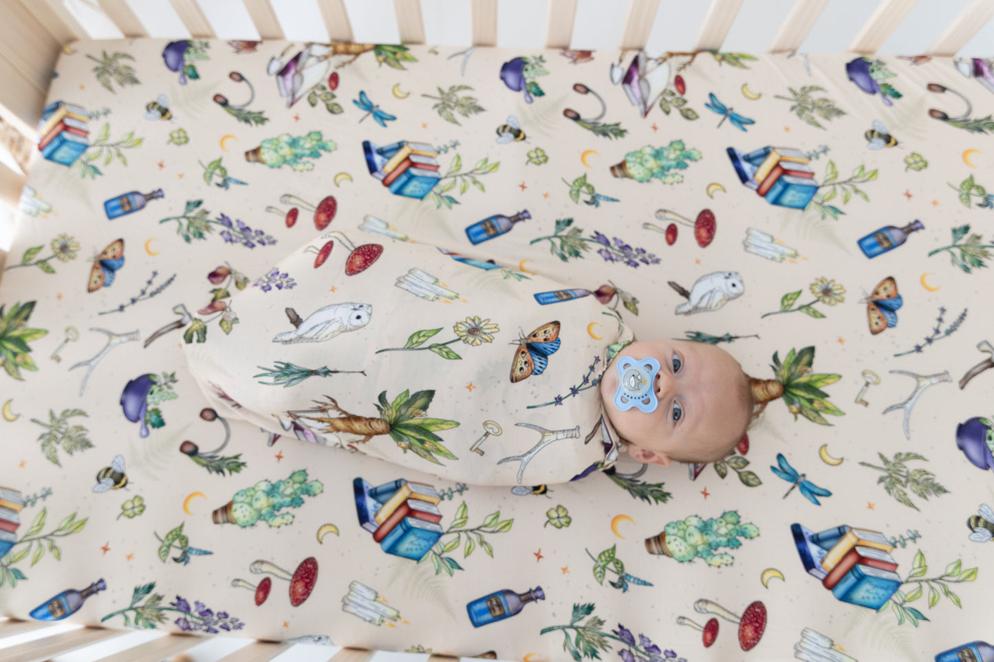 Magic Herbs Crib Sheet