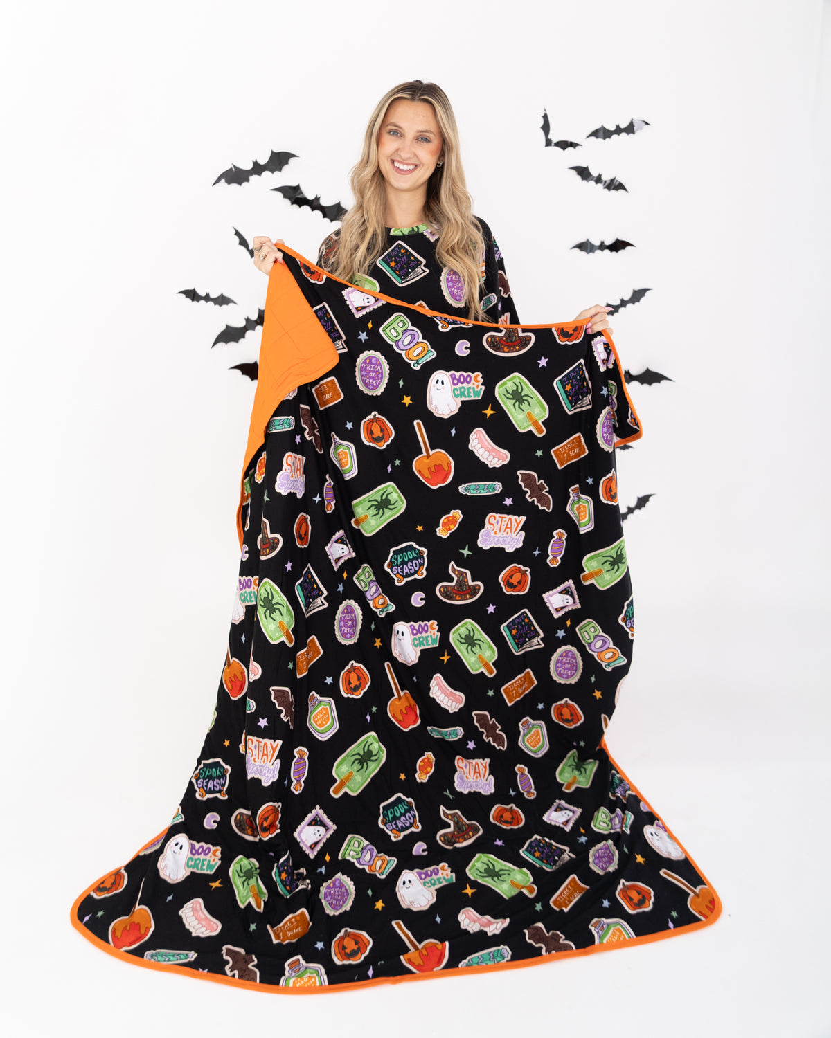Spooky Icons Snuggle Blanket