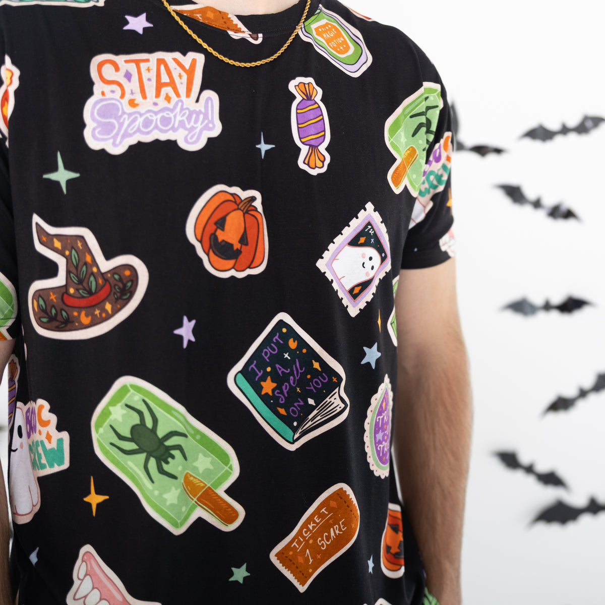 Spooky Icons Unisex Adult Tee