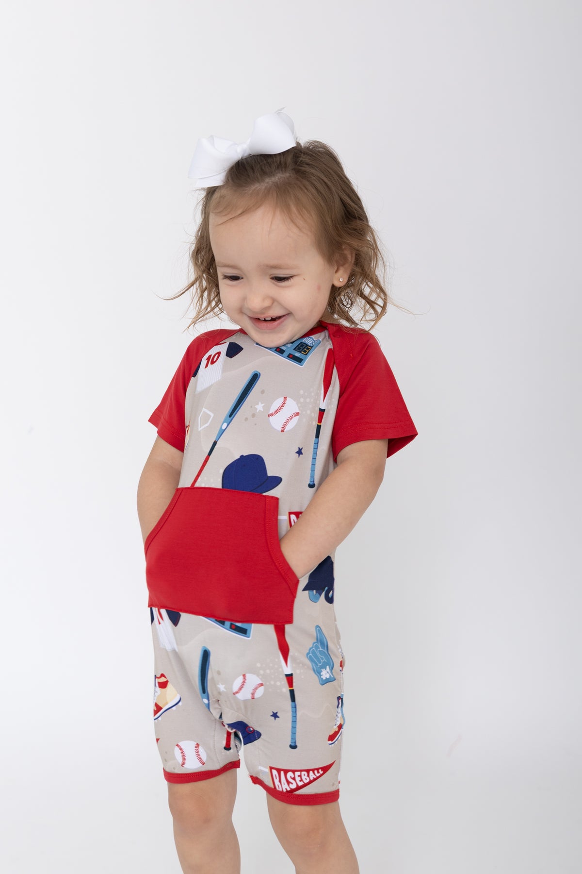 Home Run Shortie Romper
