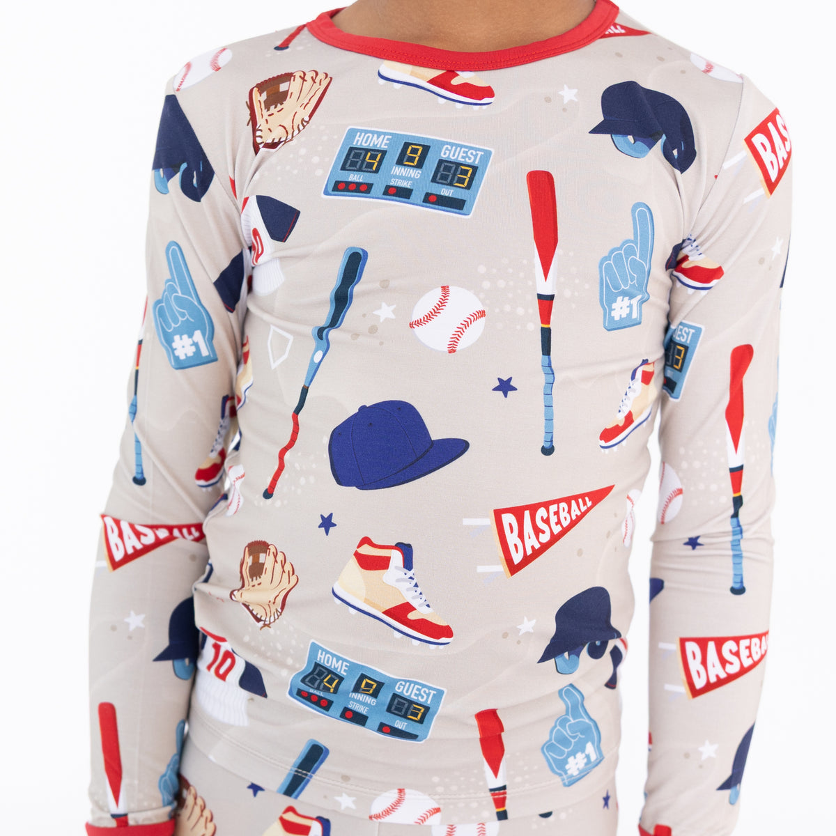 Home Run 2pc Long Sleeve Pajamas