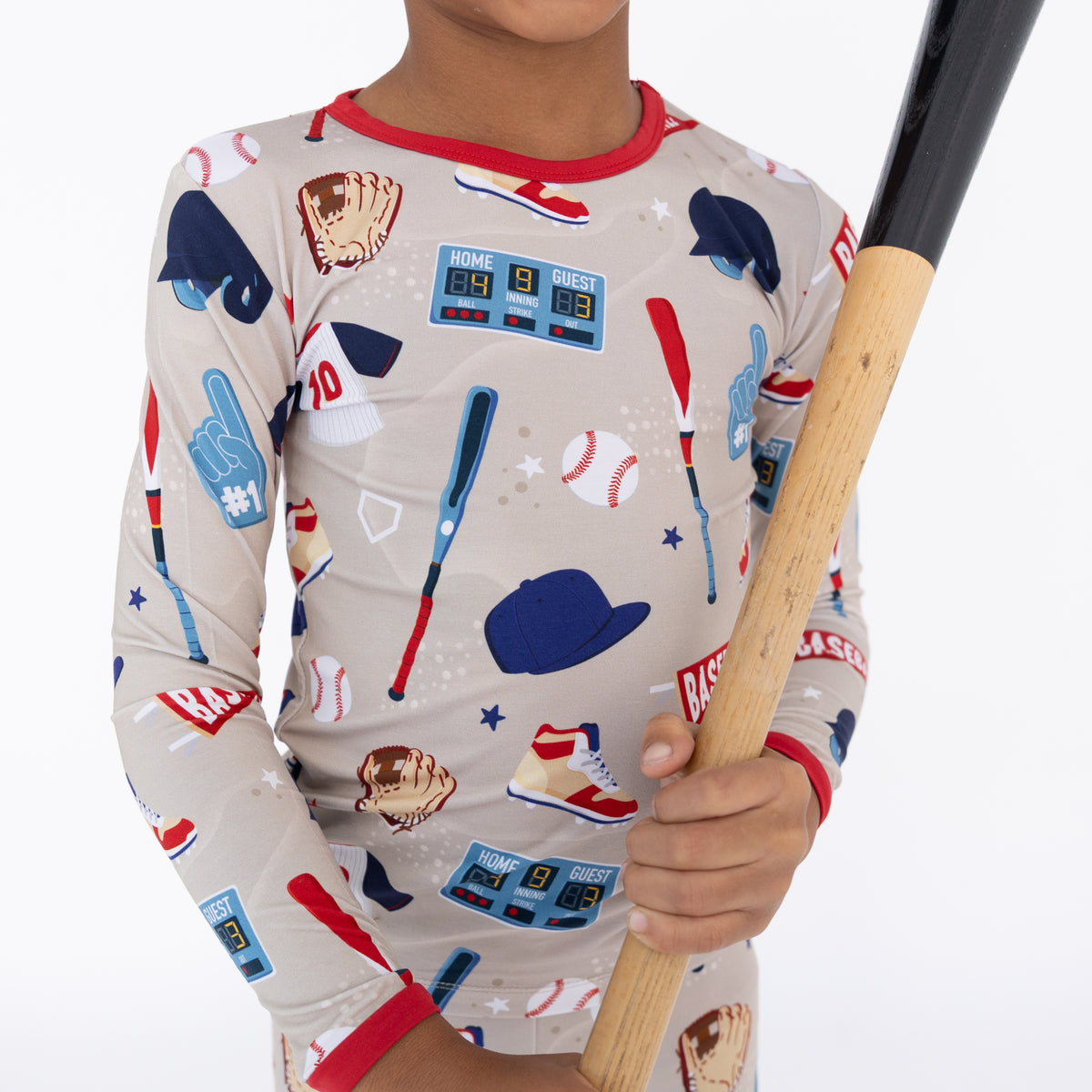 Home Run 2pc Long Sleeve Pajamas