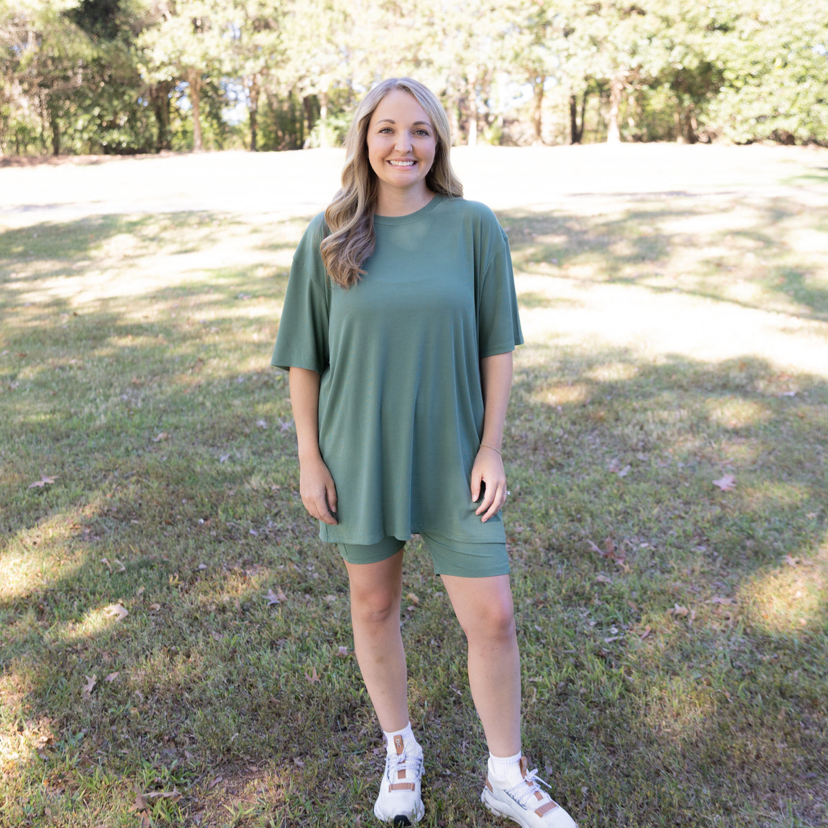 Olive Ribbed Women's Separates