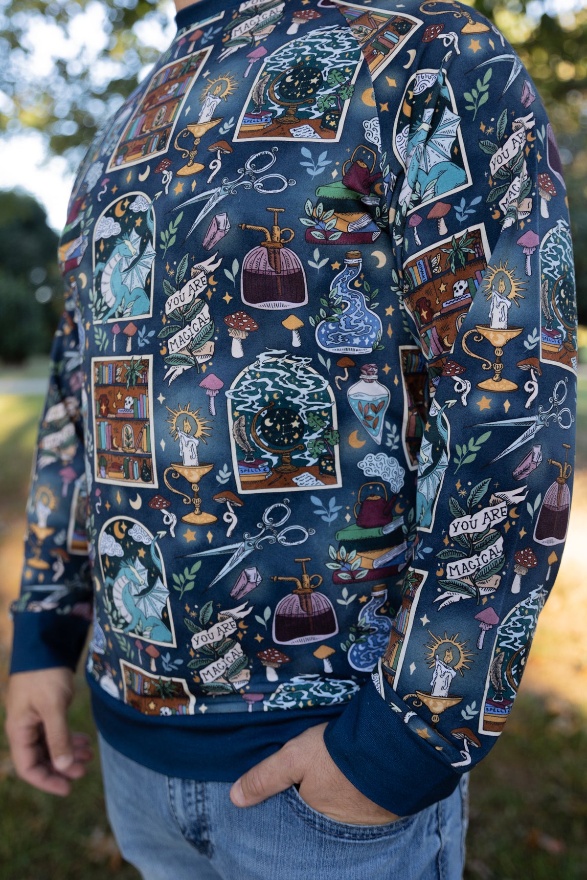 Potion's Class Adult Terry Bamboo Crewneck