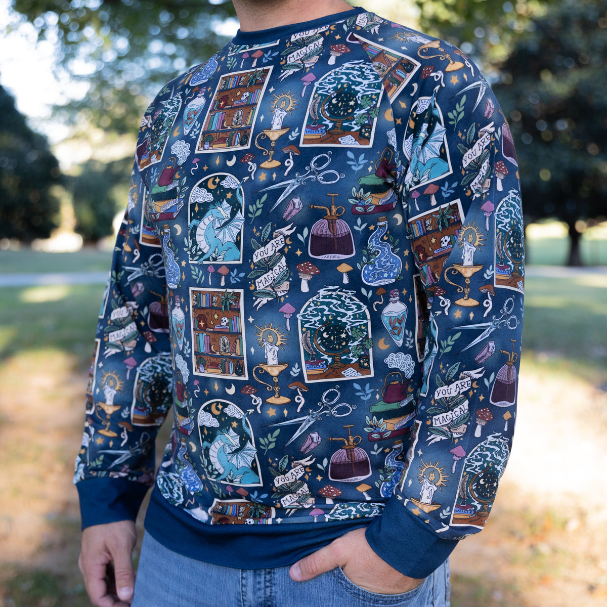 Potion's Class Adult Terry Bamboo Crewneck