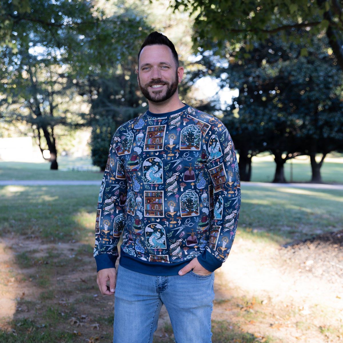 Potion's Class Adult Terry Bamboo Crewneck