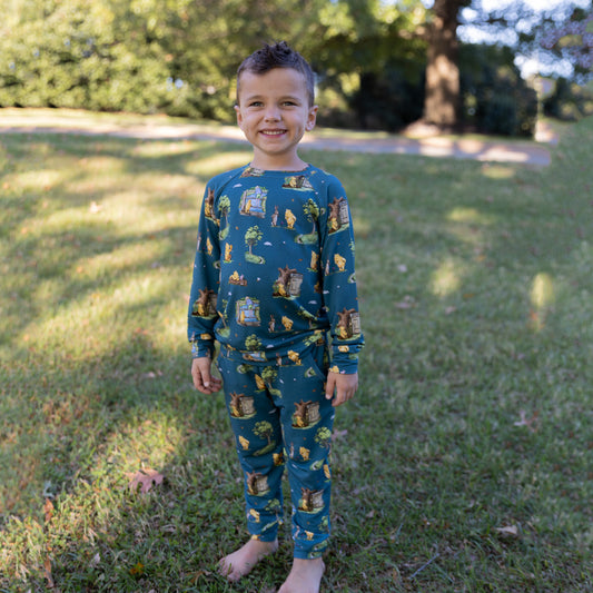 Hundred Acre Woods Terry Bamboo Jogger Set