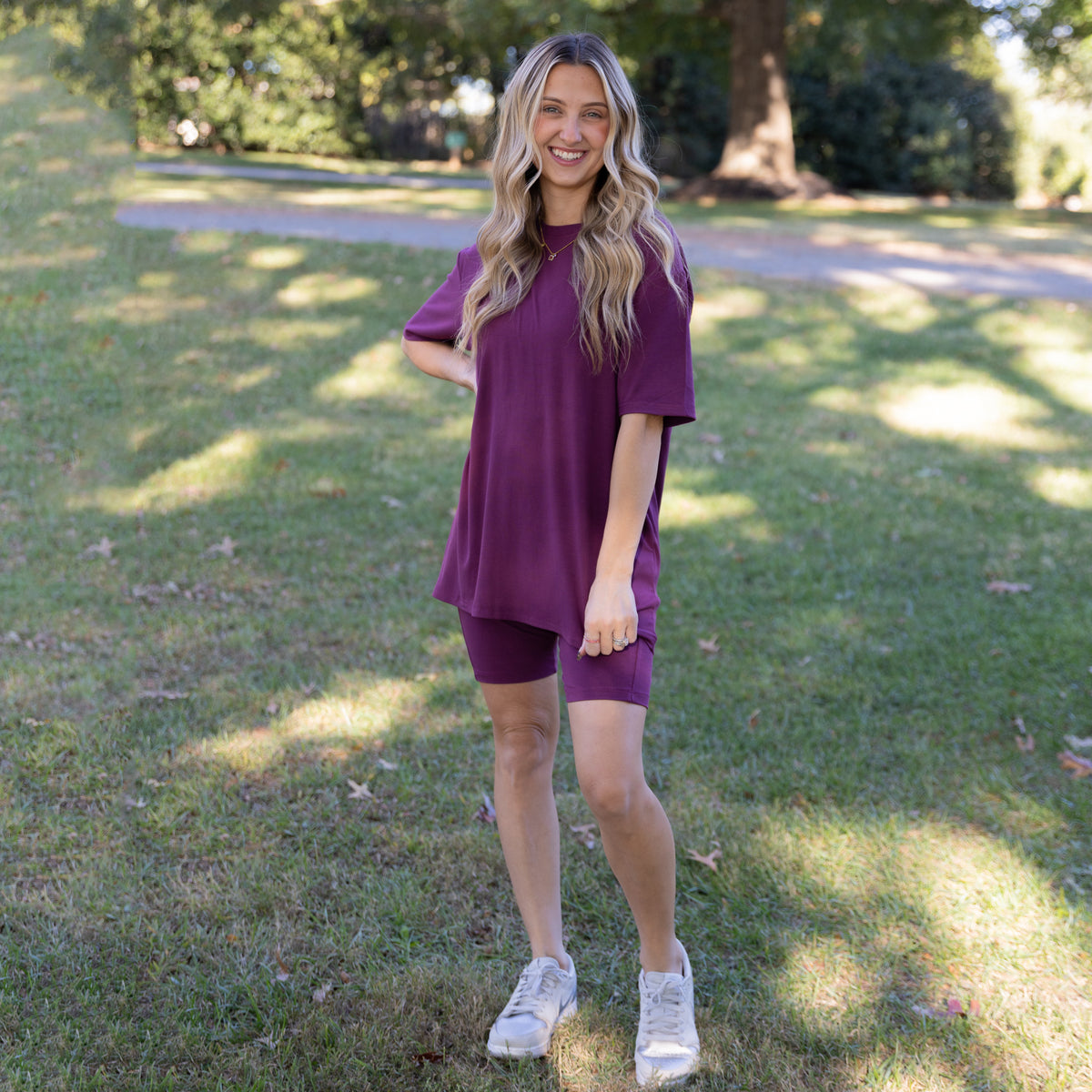 Berry Ribbed Women's Separates
