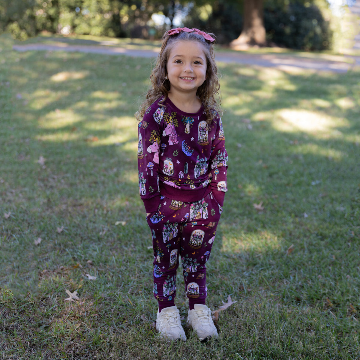 Flora's Tale Terry Bamboo Jogger Set