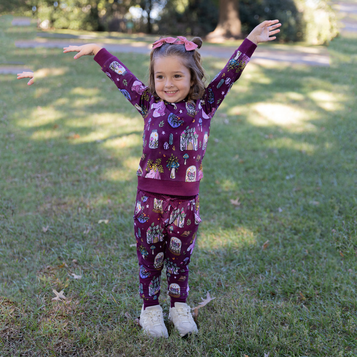 Flora's Tale Terry Bamboo Jogger Set