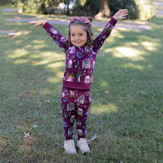Flora's Tale Terry Bamboo Jogger Set