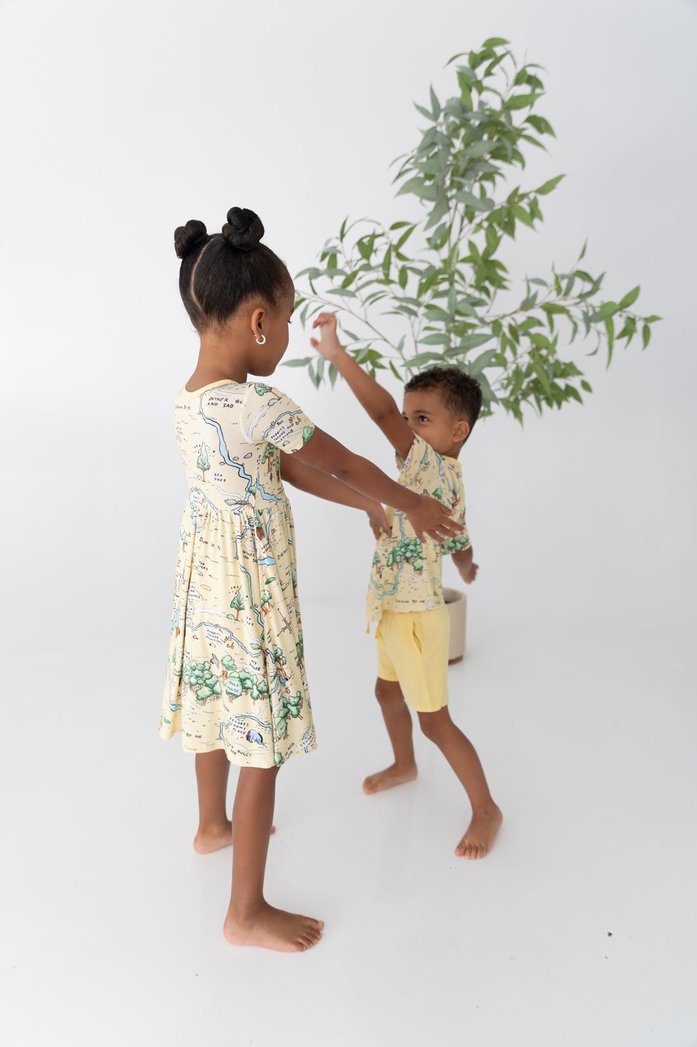 Storybook Woods Twirl Dress w/ shorts