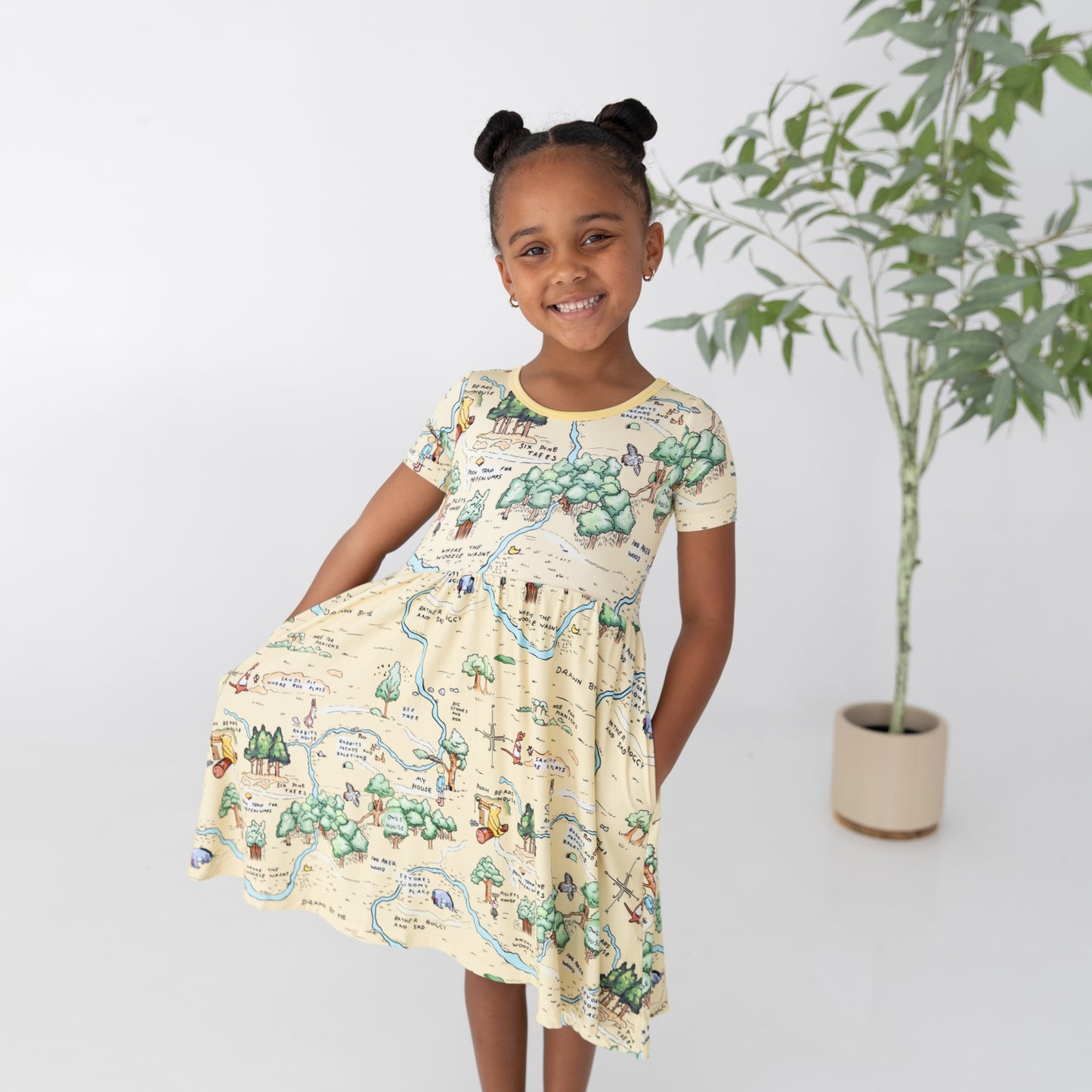 Storybook Woods Twirl Dress w/ shorts