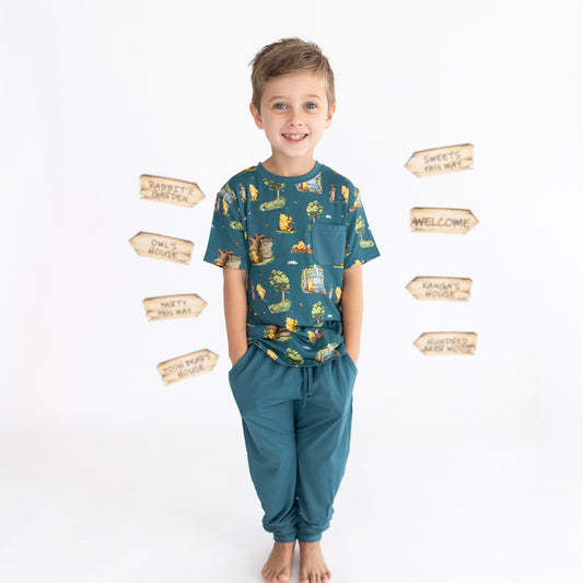 Hundred Acre Woods Short Sleeve Jogger Set