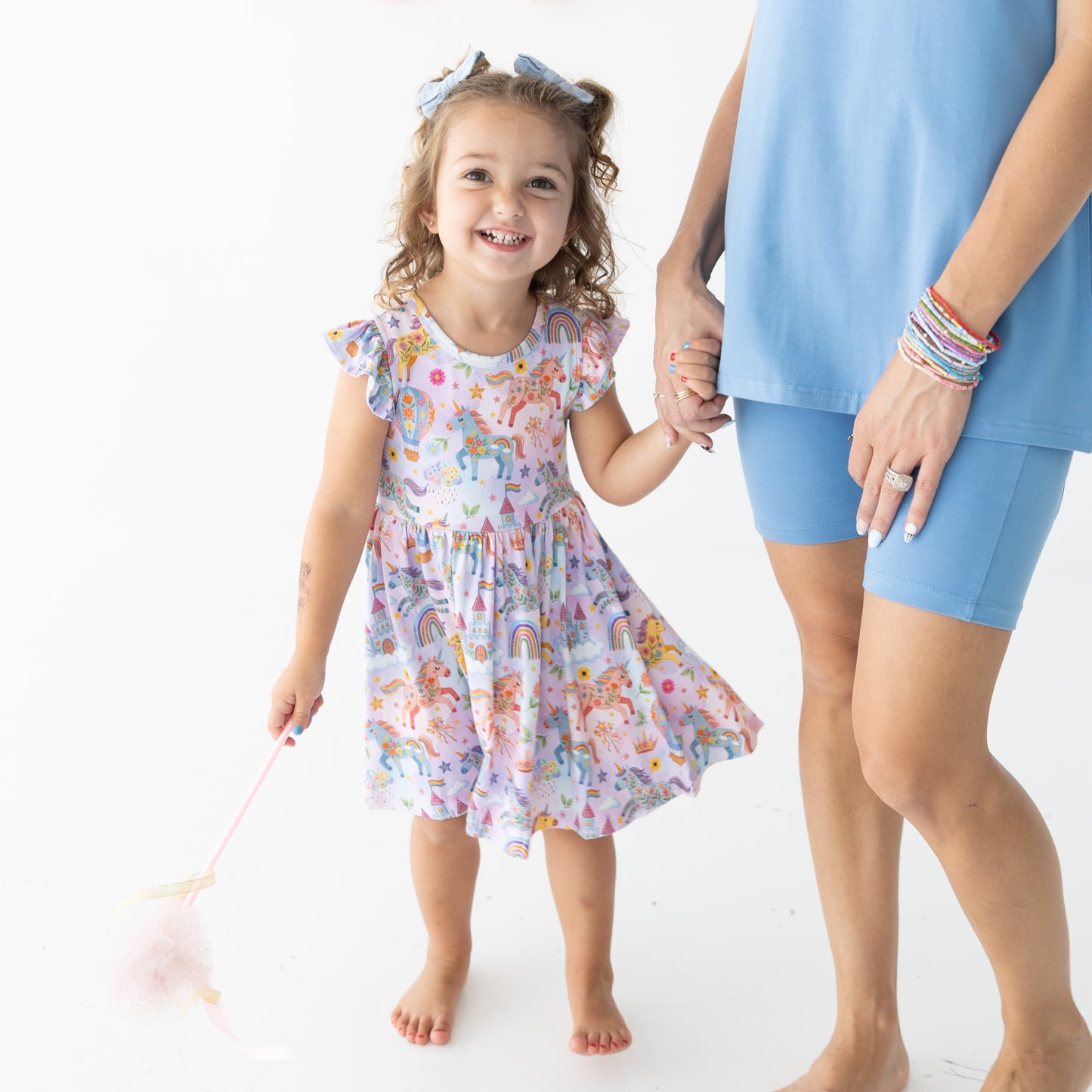 Rainbow Realm Twirl Dress w/ shorts