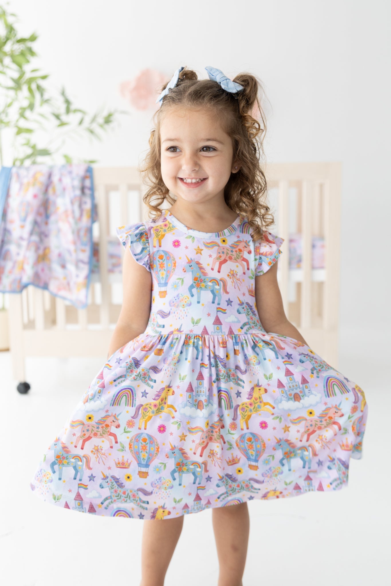 Rainbow Realm Twirl Dress w/ shorts