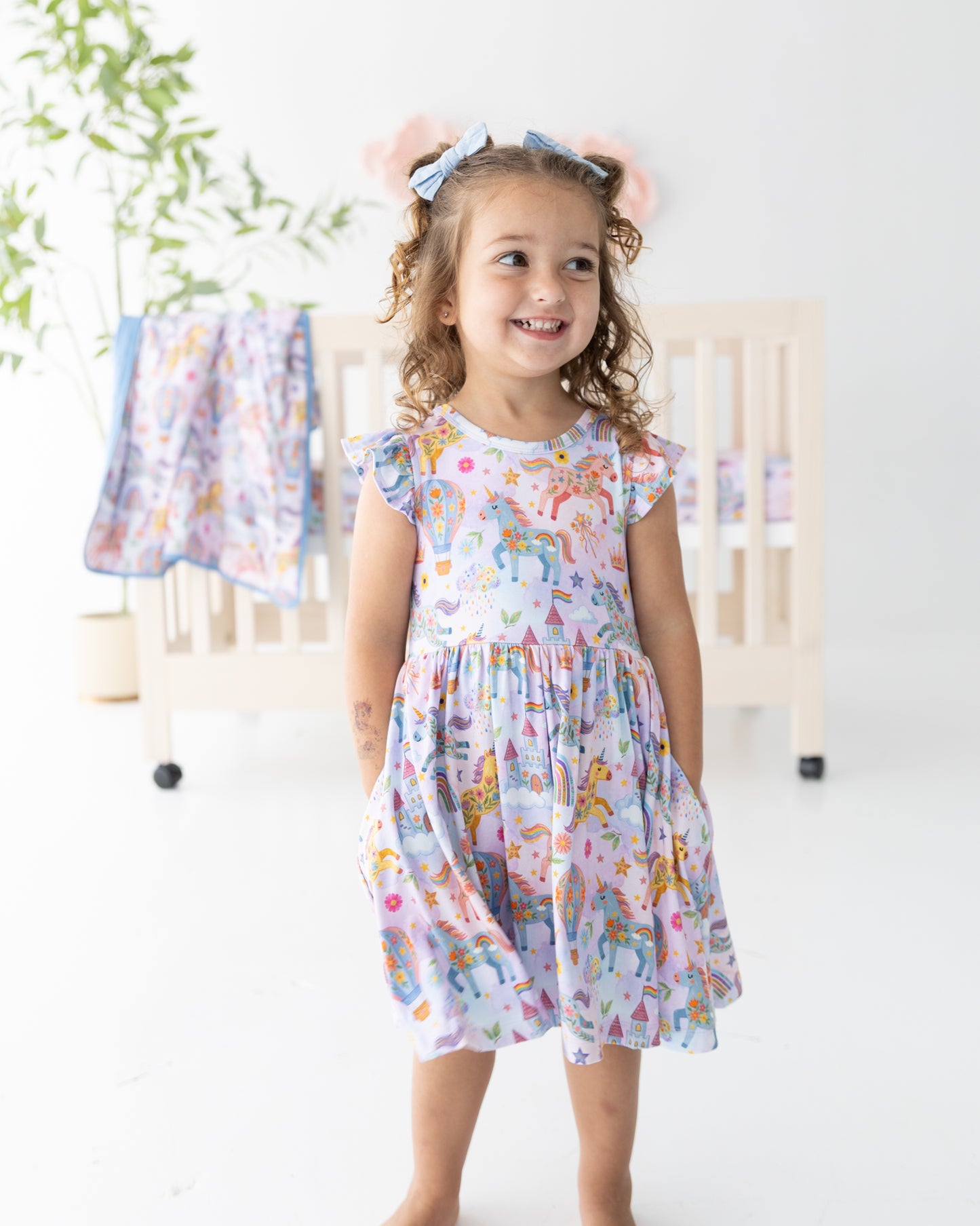 Rainbow Realm Twirl Dress w/ shorts