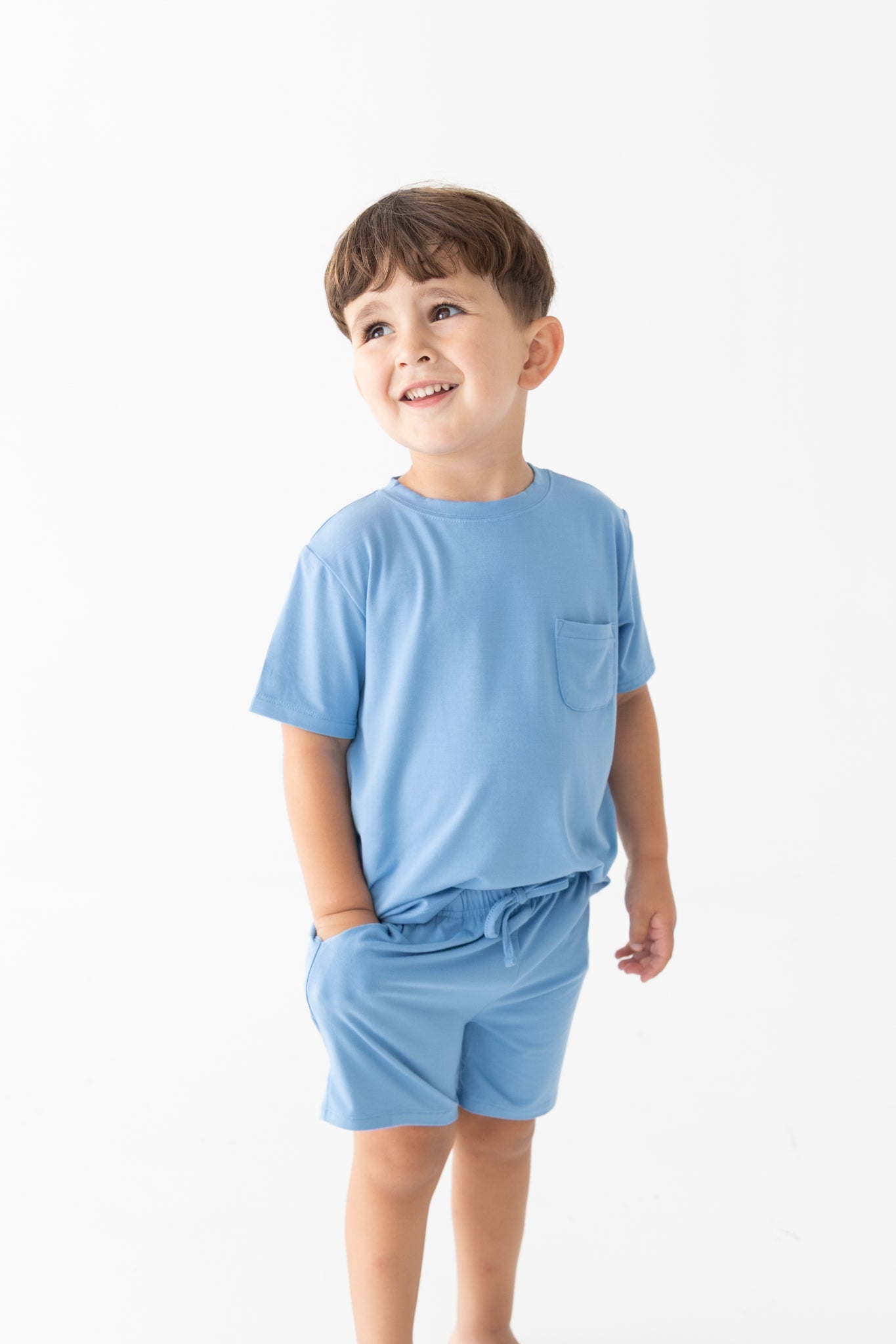 Dusty Blue Daywear Shorts