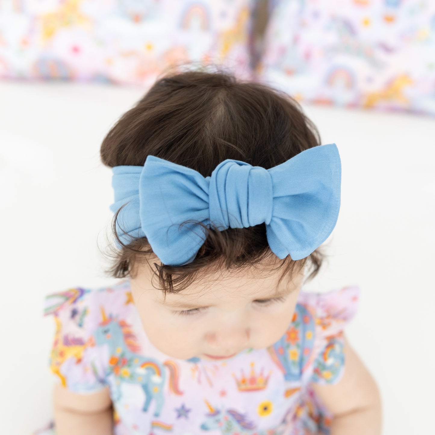 Dusty Blue Bow