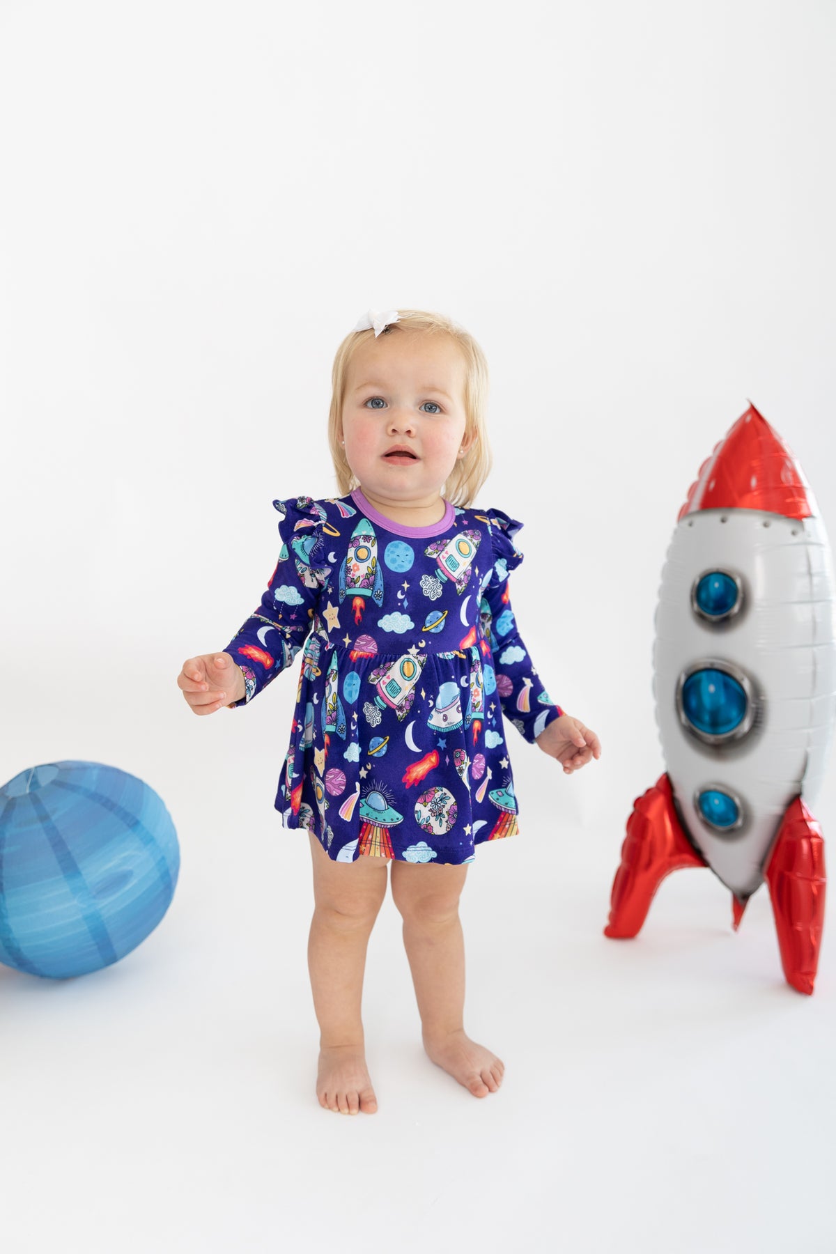 Cosmic Dream Bodysuit Twirl Dress