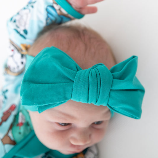 Wonder Teal Bow