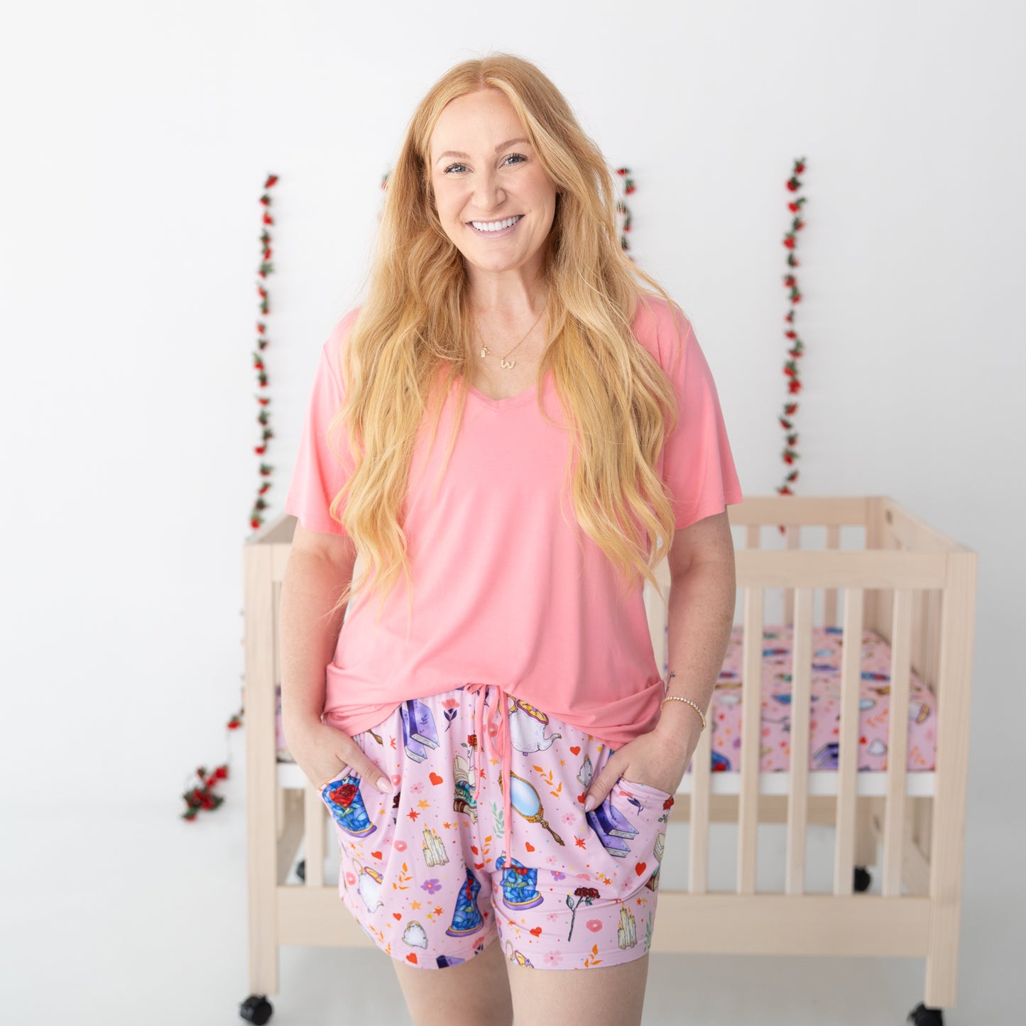 Beauty Women's 2pc Short Pajamas