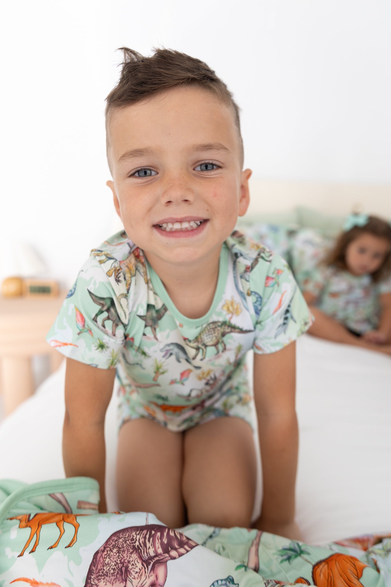Dino World 2pc Short Sleeve Lounge Set