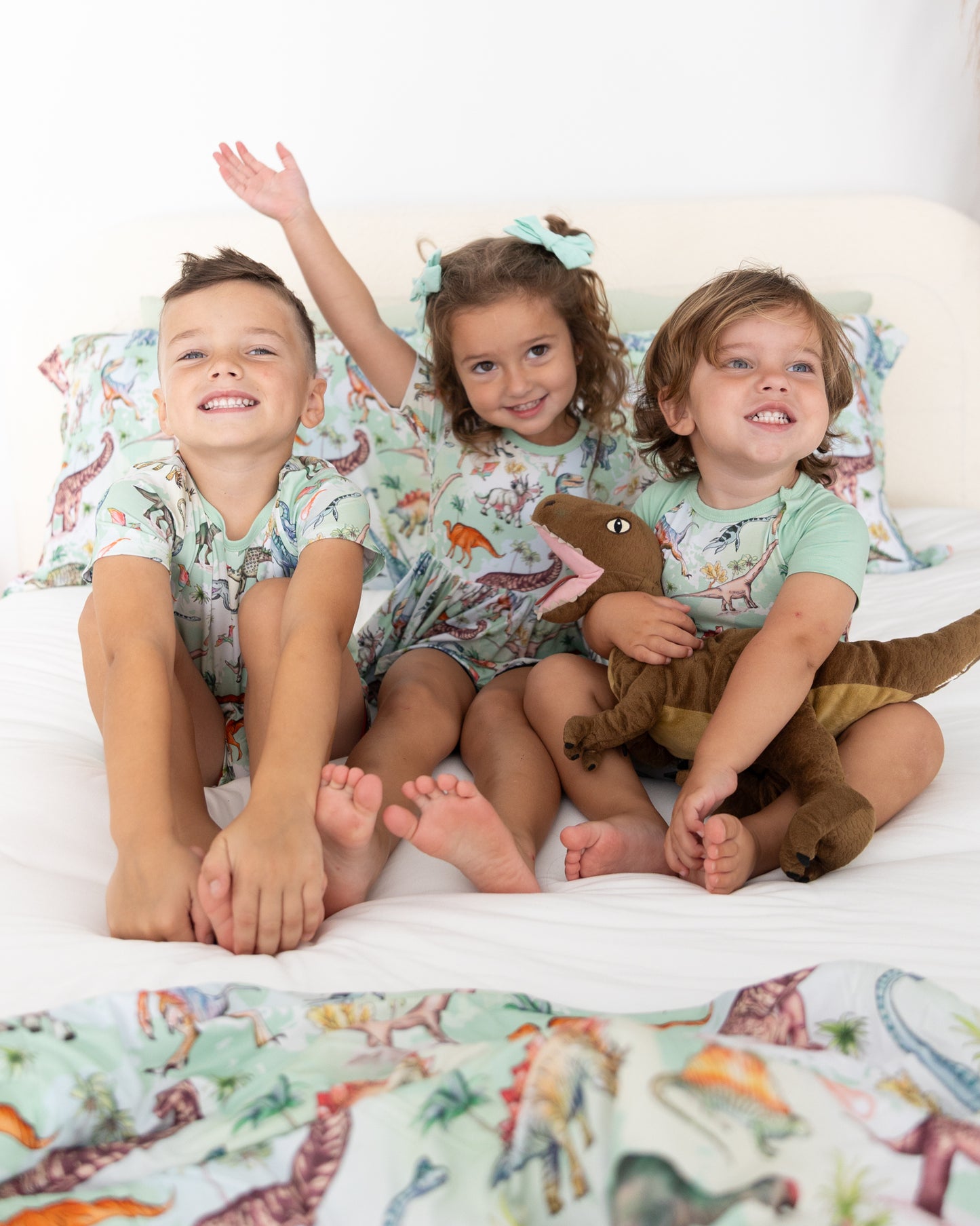 Dino World Peplum Top