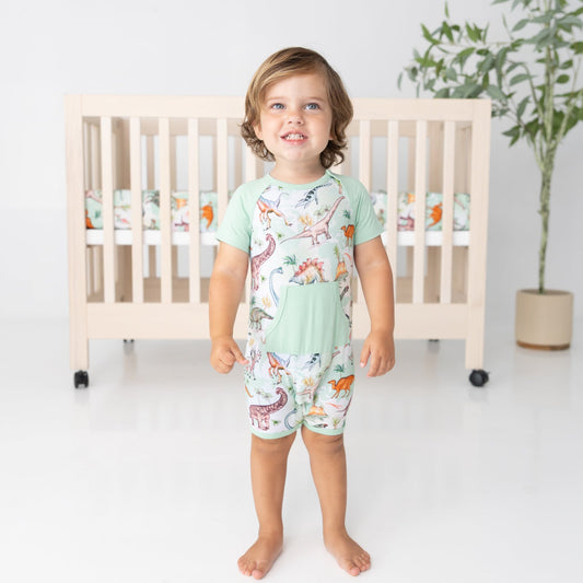Dino World Shortie Romper