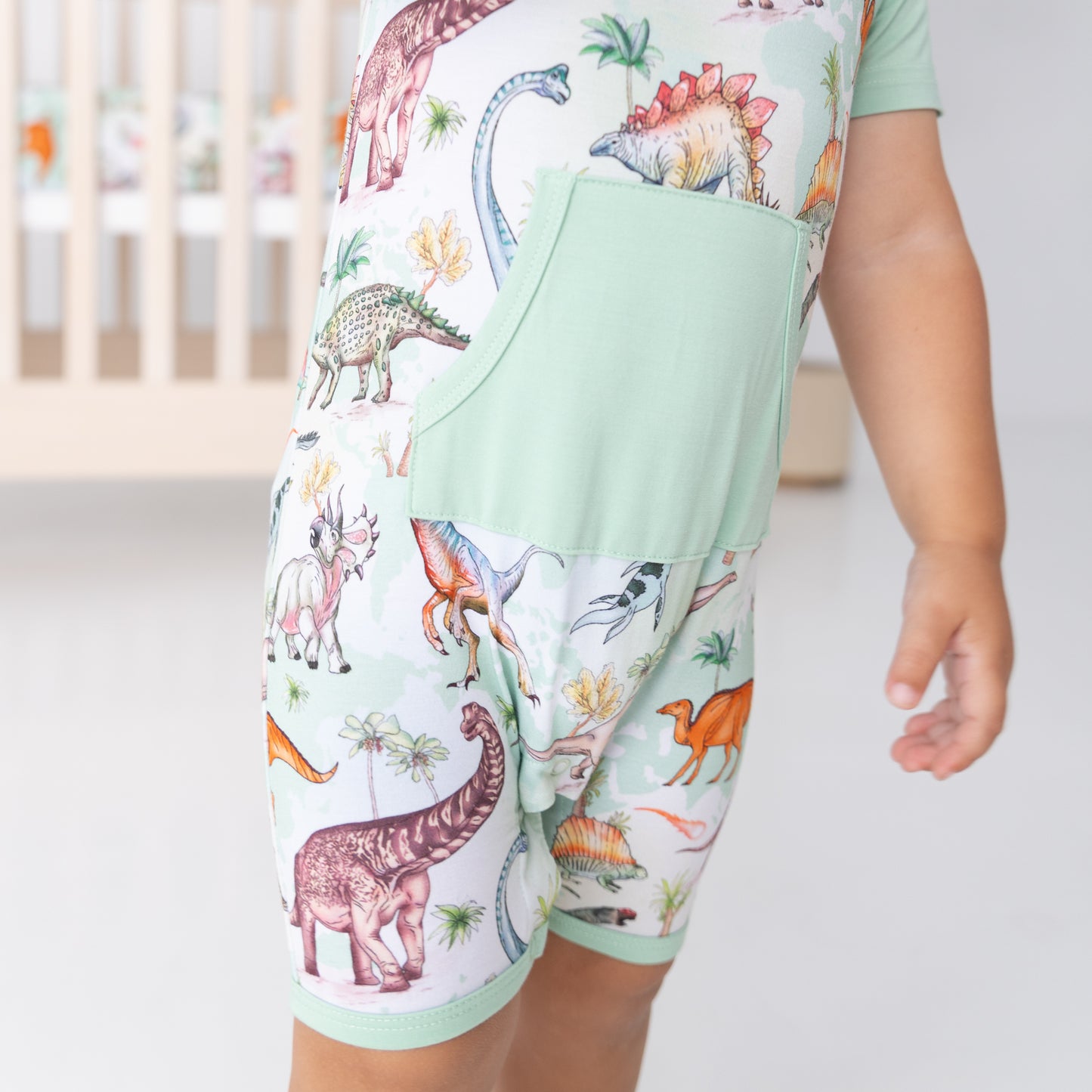 Dino World Shortie Romper