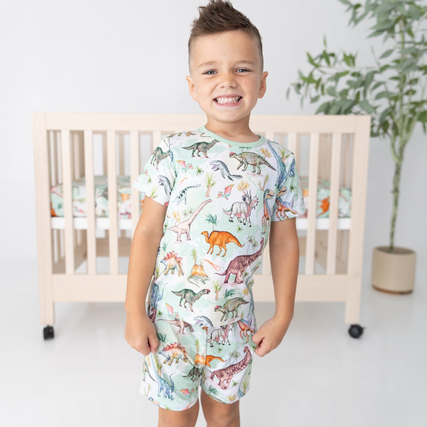Dino World 2pc Short Sleeve Lounge Set