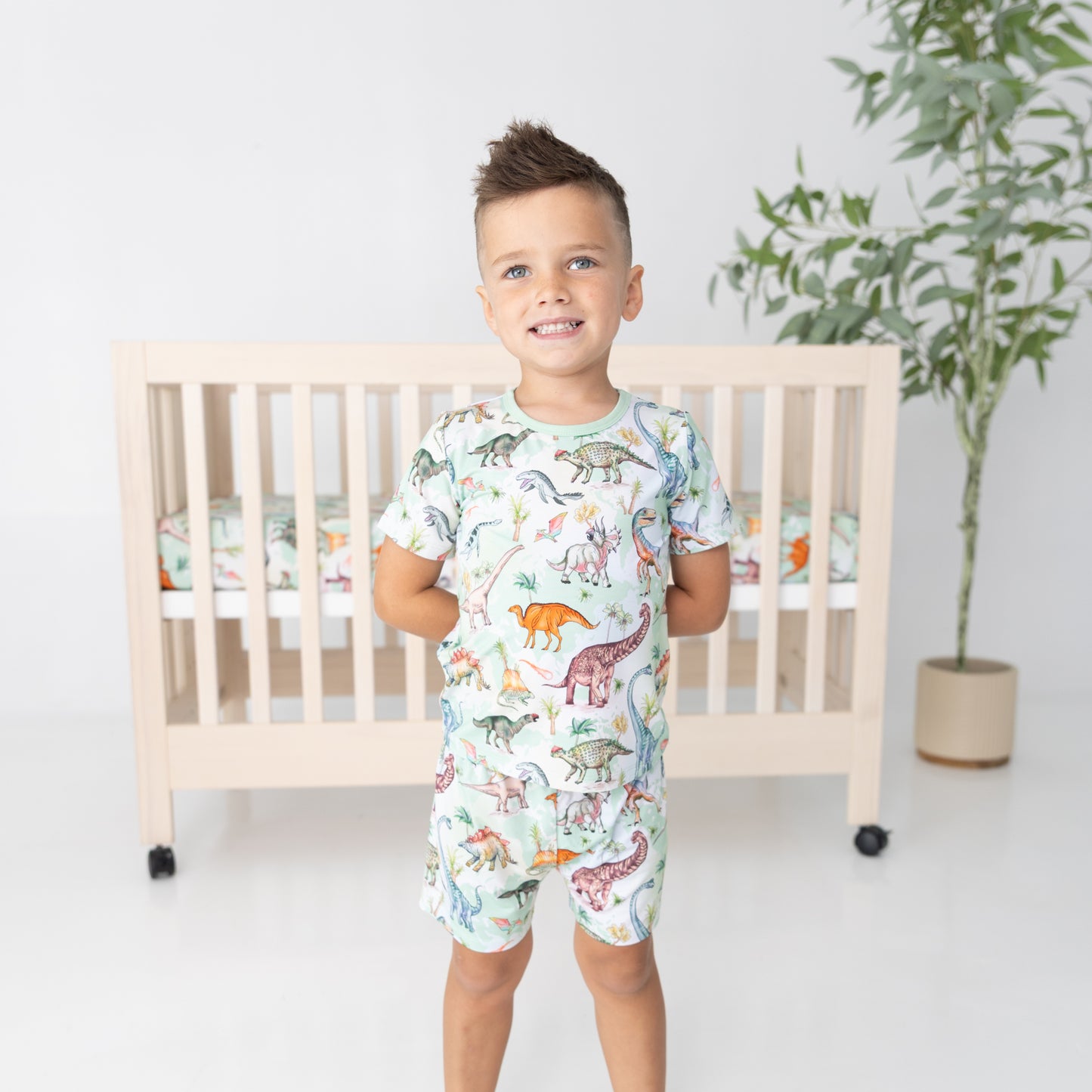 Dino World 2pc Short Sleeve Lounge Set