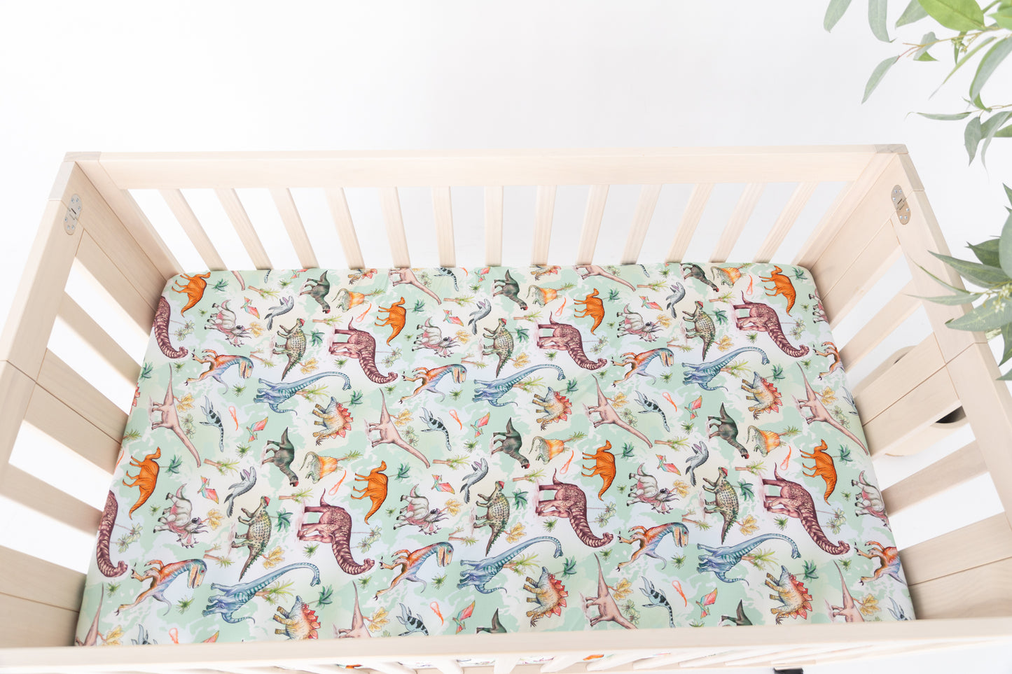 Dino World Crib Sheet