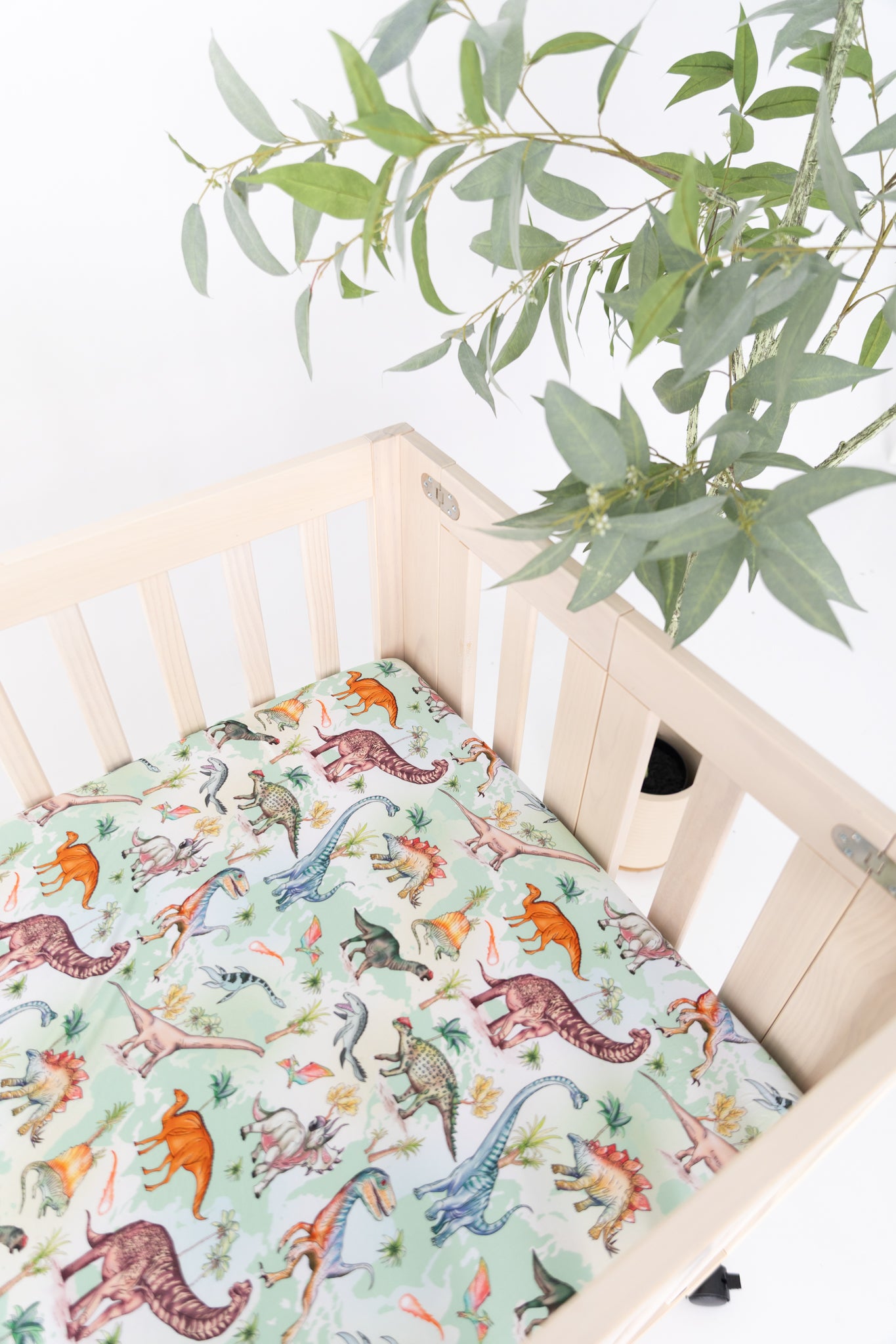 Dino World Crib Sheet