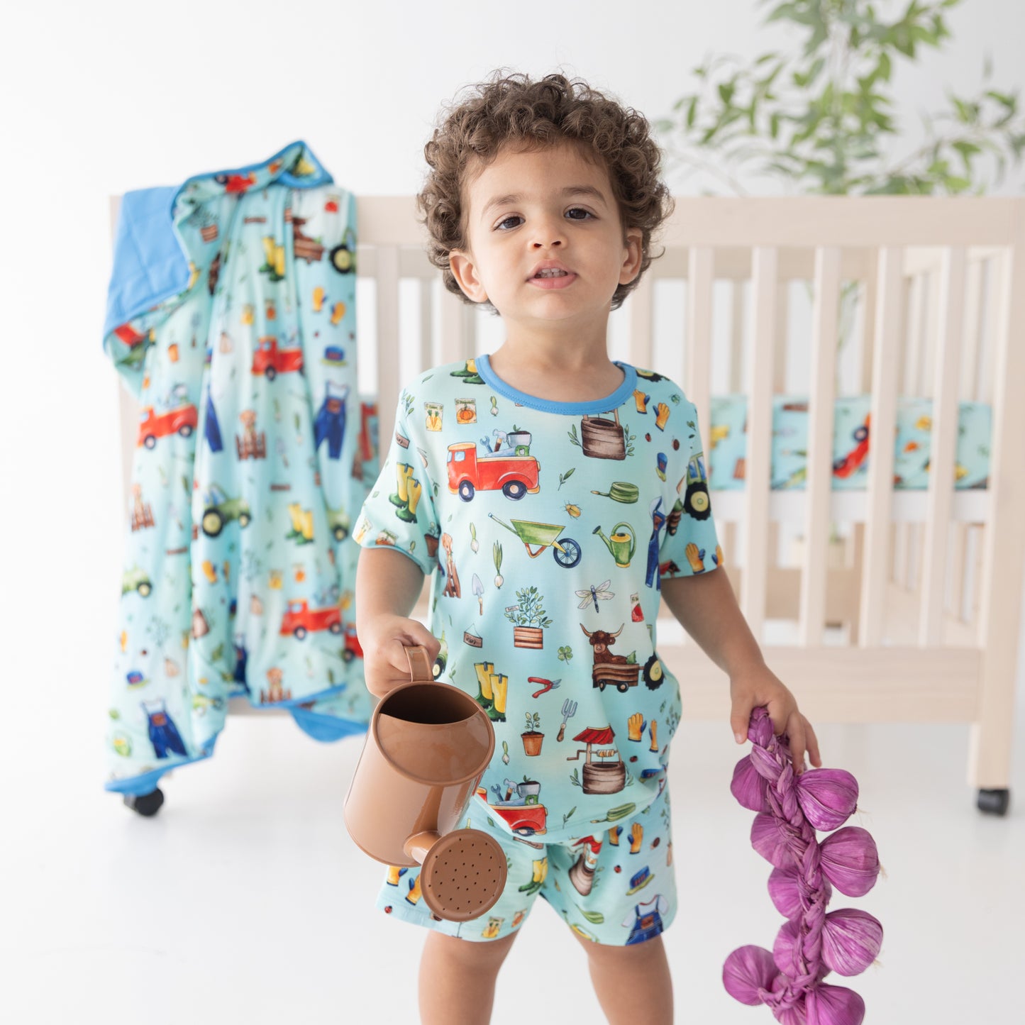 Garden Gather 2pc Short Sleeve Lounge Set