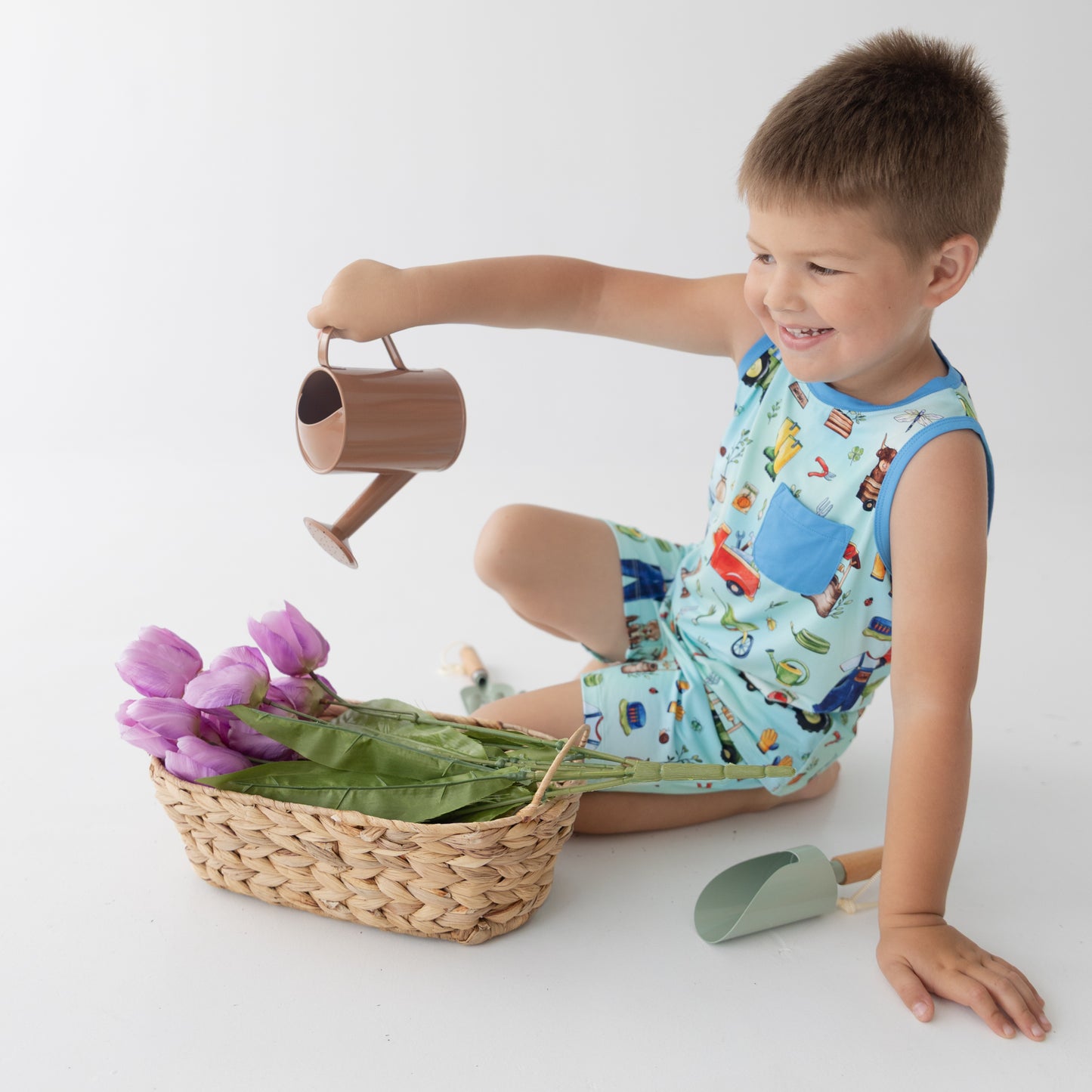 Garden Gather Tank + Shorts Daywear Set