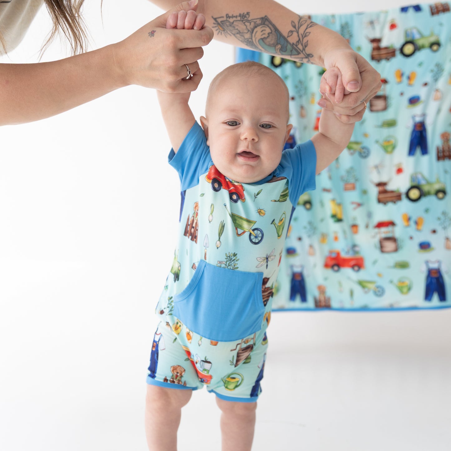 Garden Gather Shortie Romper