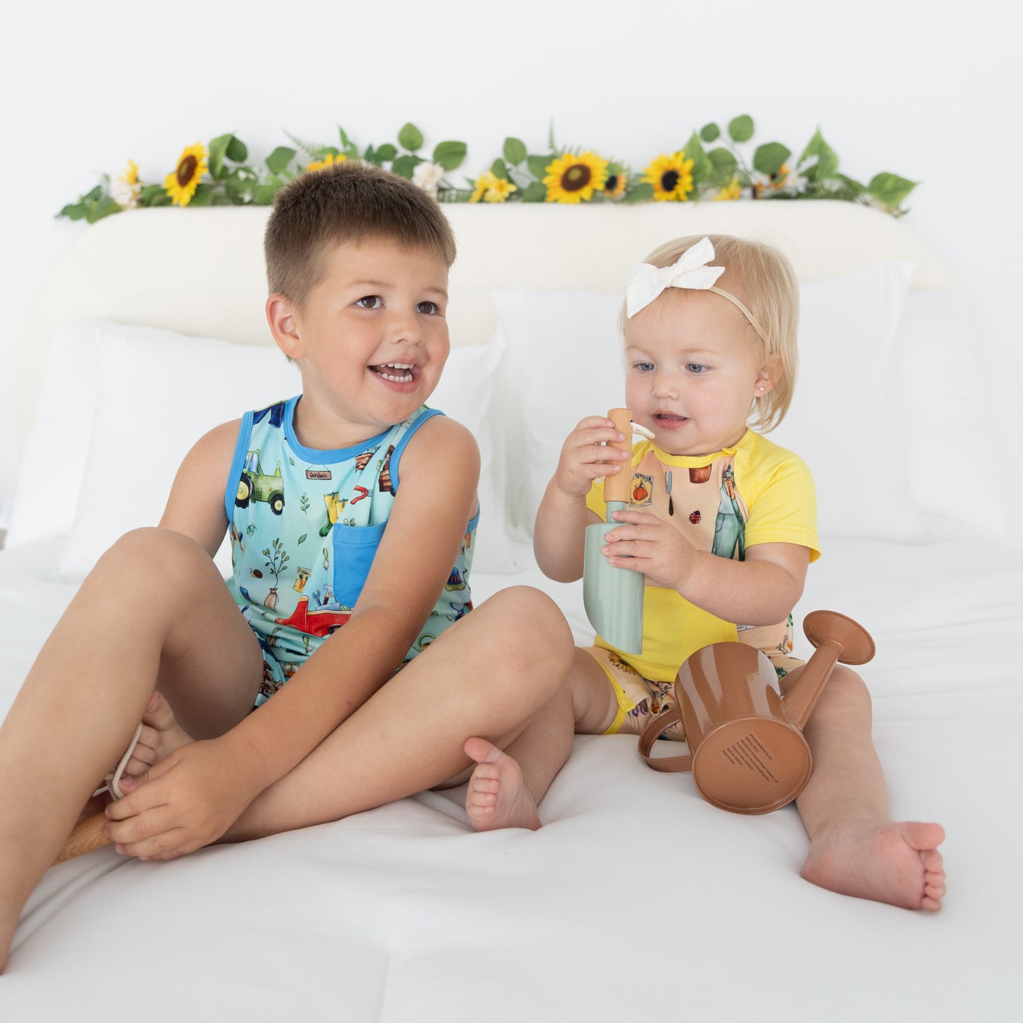Garden Gather Tank + Shorts Daywear Set
