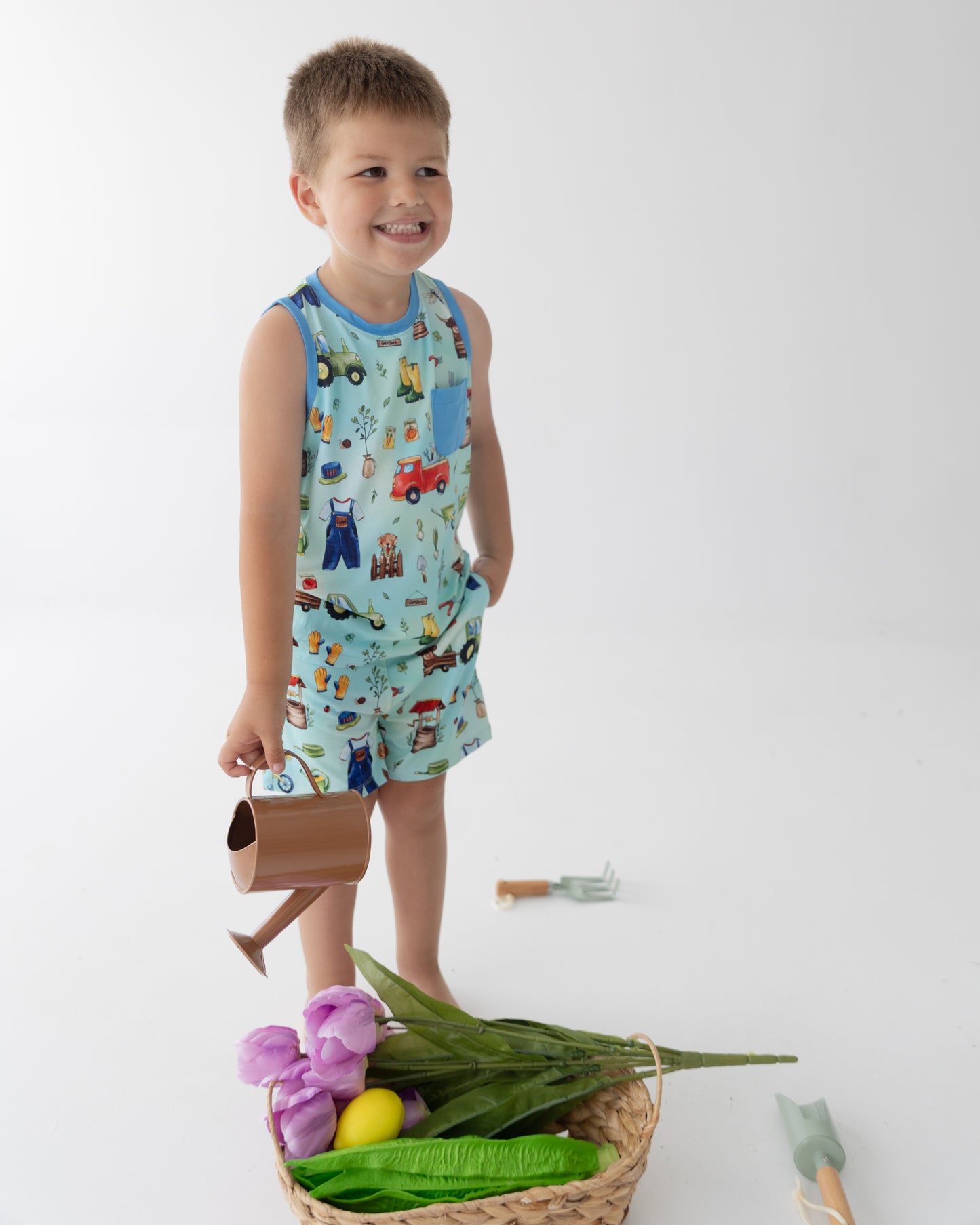 Garden Gather Tank + Shorts Daywear Set