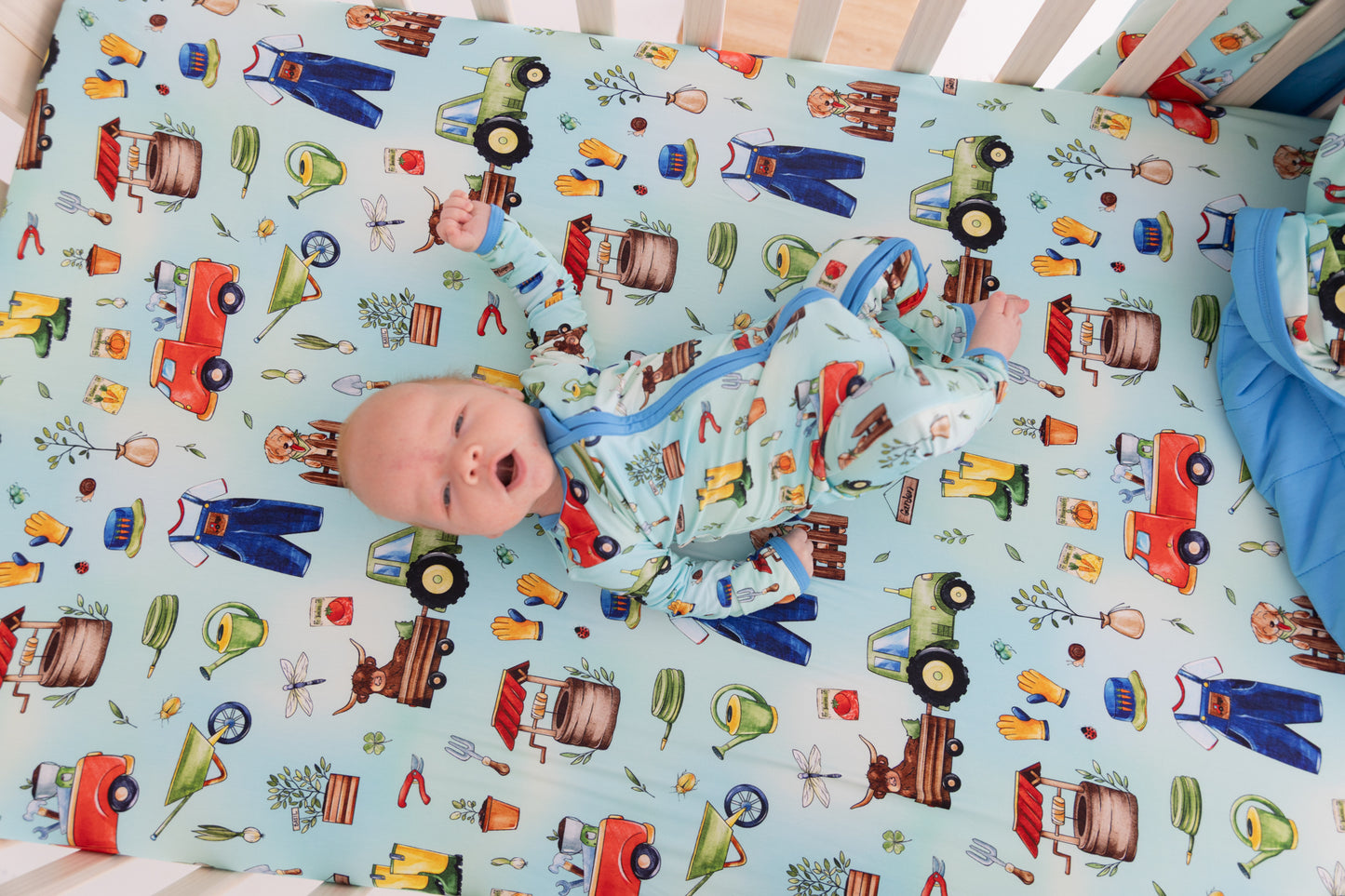 Garden Gather Crib Sheet