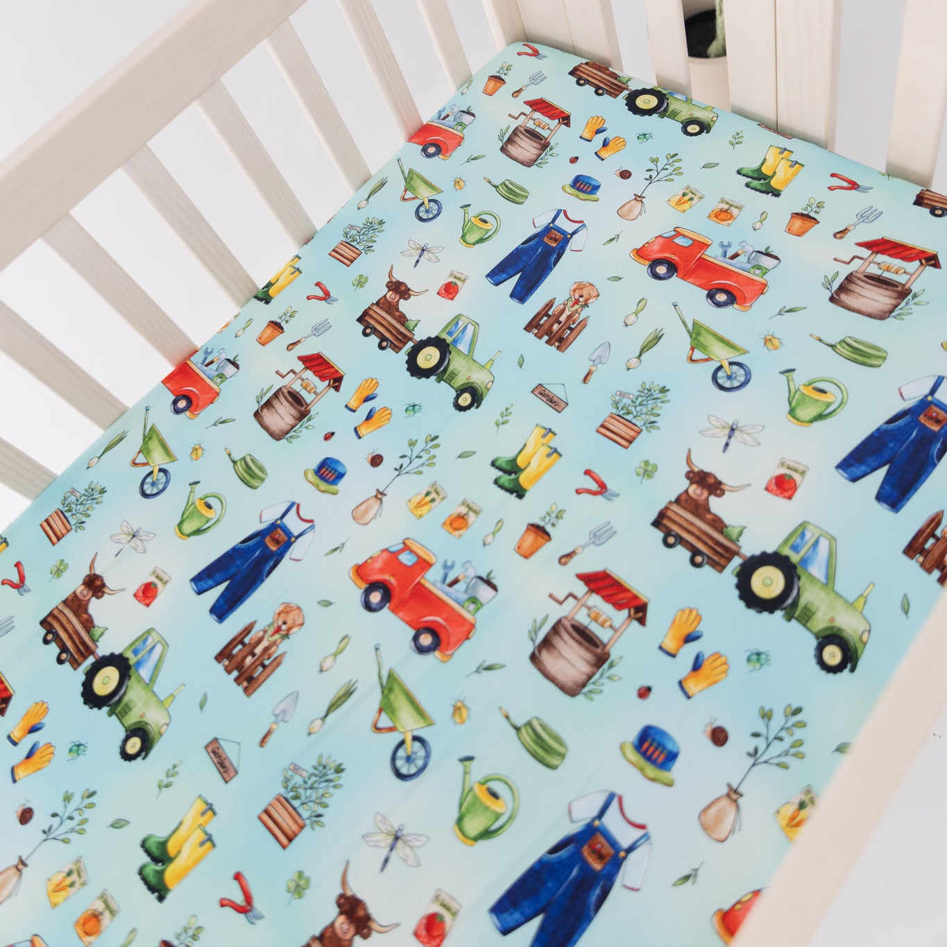 Garden Gather Crib Sheet
