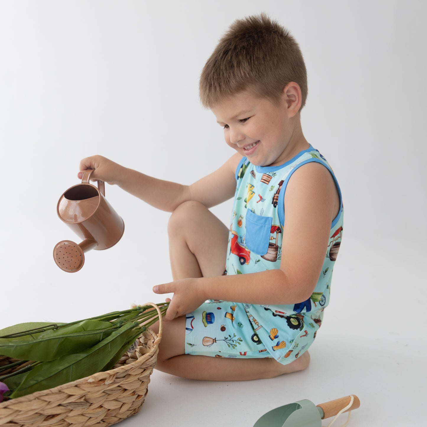 Garden Gather Tank + Shorts Daywear Set