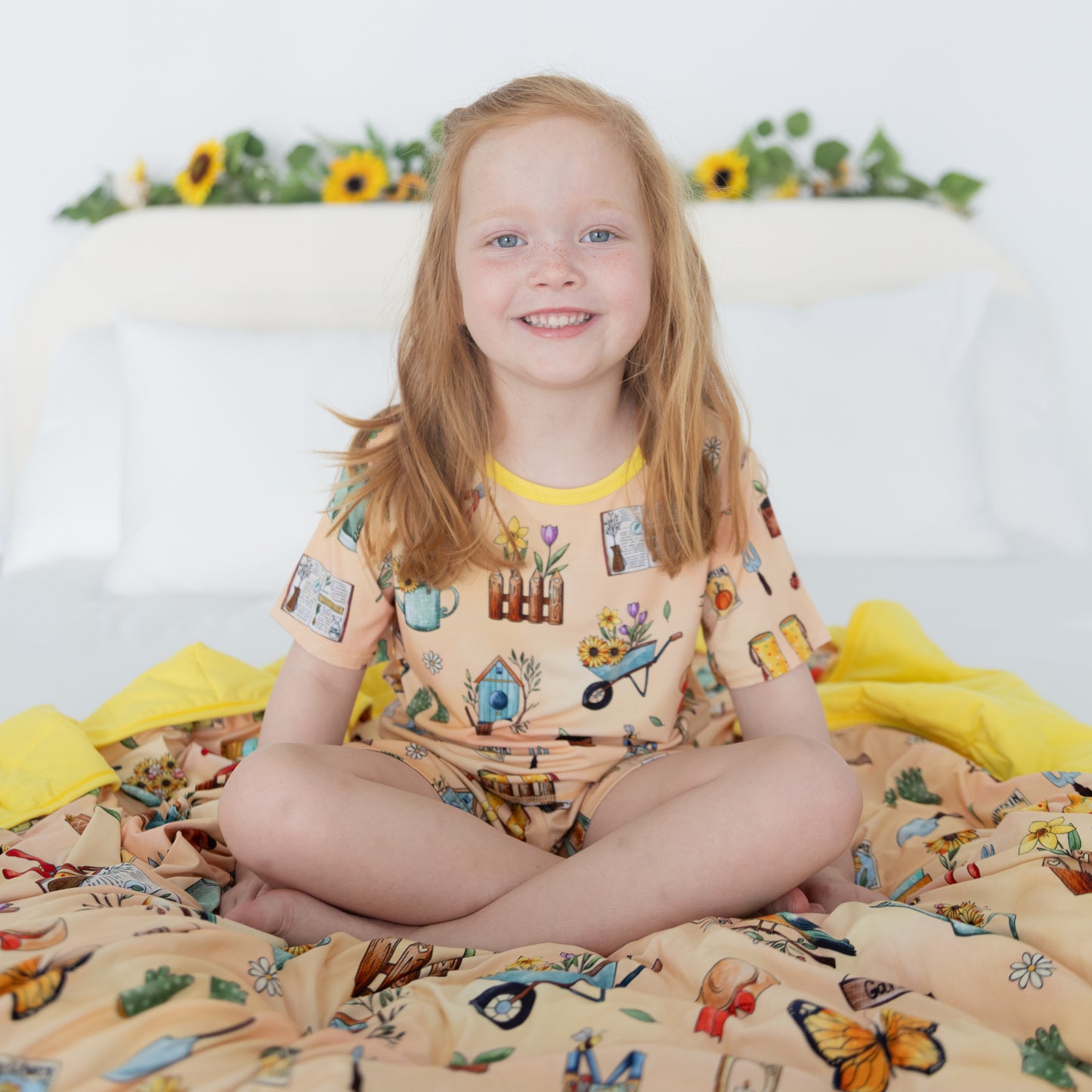 Garden Grow 2pc Short Sleeve Lounge Set