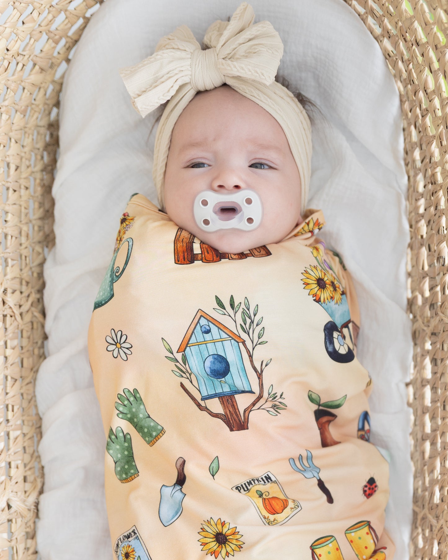 Garden Grow Swaddle Blanket